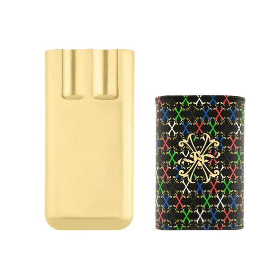 
S.T. Dupont x Arturo Fuente 3 Cigar Leather Case