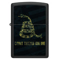 
Zippo Lighter - Don't Tread On Me Gadsden Black Flag