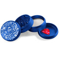 
Beamer Aircraft Grade Aluminum 63MM Grinder - Royal Shapes Blue