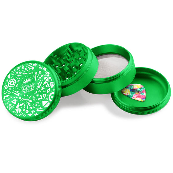 
Beamer Aircraft Grade Aluminum 63MM Grinder - Royal Shapes - Green