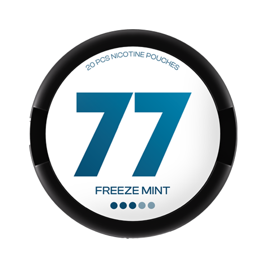 77 Freeze Mint Nicotine Pouches – 10mg (5 Pack)