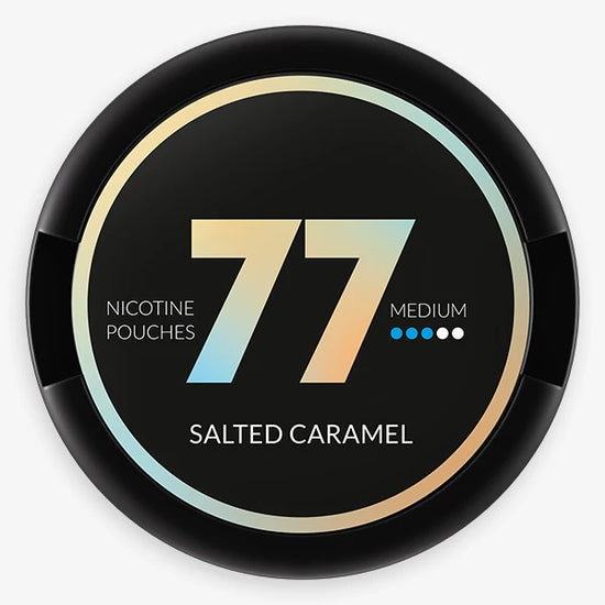 77 Salted Caramel Nicotine Pouches – 10mg (5 Pack)