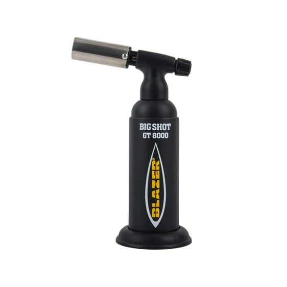 
The Big Shot Anti-Flare Butane Torch Lighter by Blazer - Black