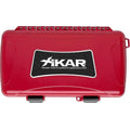 
Xikar 10-Cigar Travel Humidor – Red