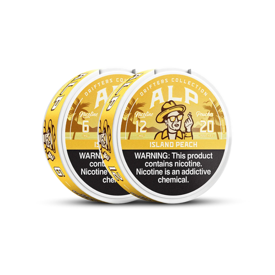 ALP Drifters Island Peach Nicotine Pouches (5 Pack)