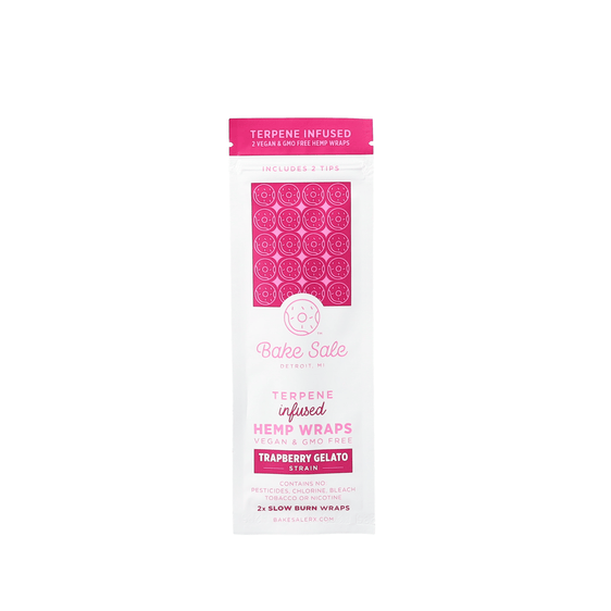 
Bake Sale Terpene Infused Hemp Wraps - 2 Packs - Trapberry Gelato