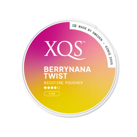 XQS Berrynana Twist 8mg Nicotine Pouches (5 Pack)