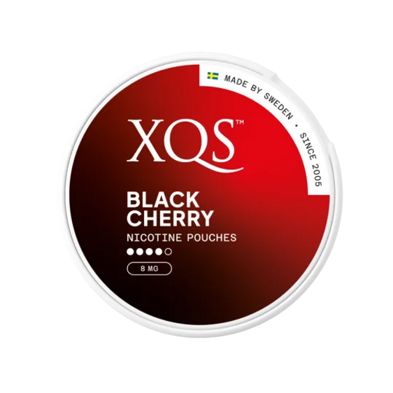 
XQS Black Cherry 8mg Nicotine Pouches (5 Pack)