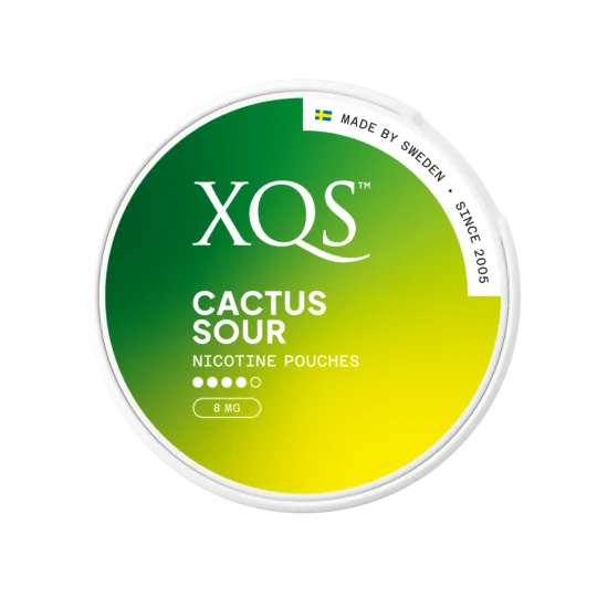 XQS Cactus Sour 8mg Nicotine Pouches (5 Pack)