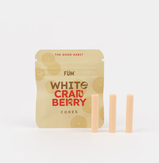 FÜM Flavor Core White Cranberry - 3 Pack