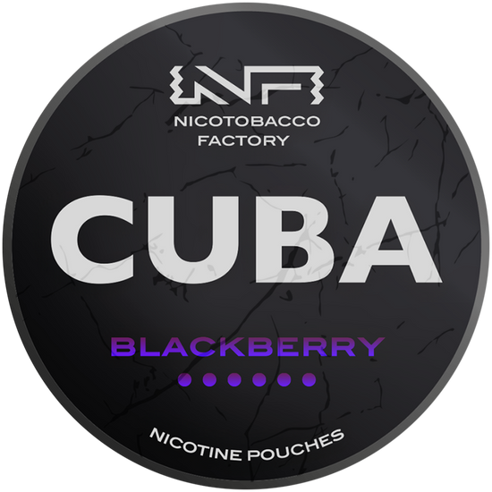 Cuba Black Line Blackberry Nicotine Pouches 43mg (5 Pack)