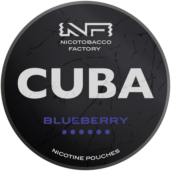 Cuba Black Line Blueberry Nicotine Pouches 43mg (5 Pack)