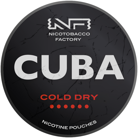 Cuba Black Line Cold Dry Nicotine Pouches 43mg (5 Pack)