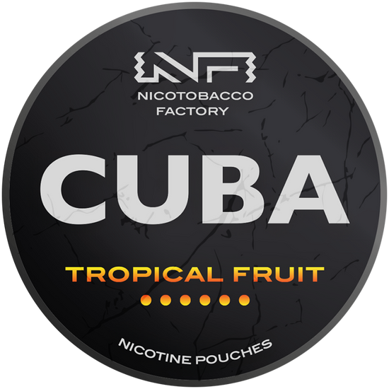 Cuba Black Line Tropical Fruit Nicotine Pouches 43mg (5 Pack)