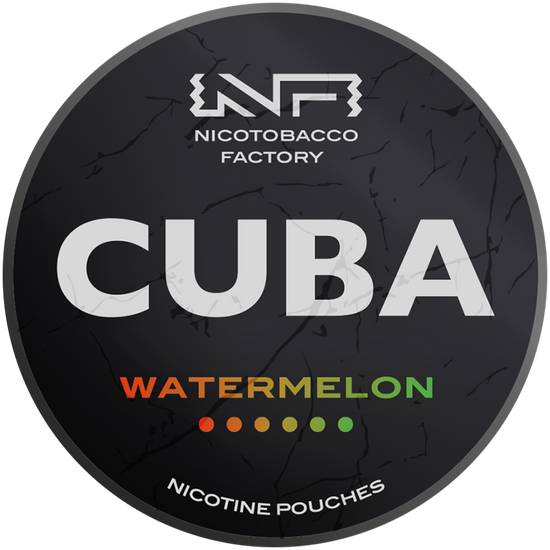 Cuba Black Line Watermelon Nicotine Pouches 43mg (5 Pack)