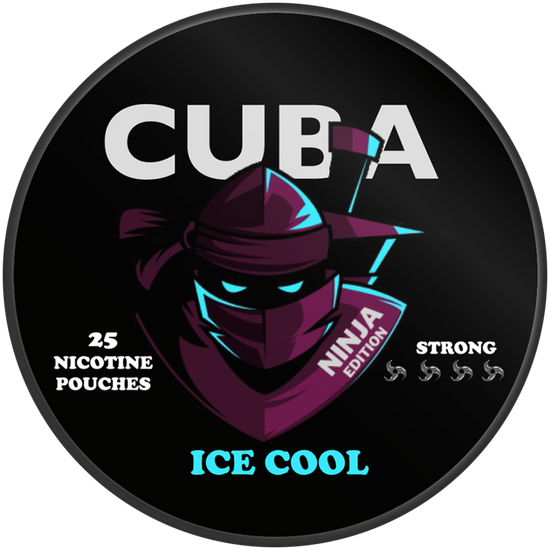 Cuba Ninja Ice Cool Nicotine Pouches 16mg (5 Pack)