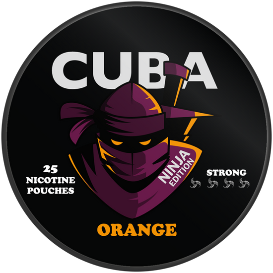 Cuba Ninja Orange Nicotine Pouches 16mg (5 Pack)