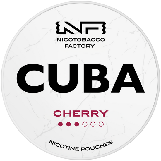 Cuba White Line Cherry Nicotine Pouches 10mg (5 Pack)