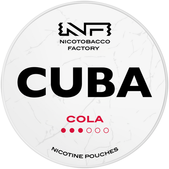 Cuba White Line Cola Nicotine Pouches 10mg (5 Pack)