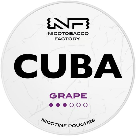 Cuba White Line Grape Nicotine Pouches 10mg (5 Pack)