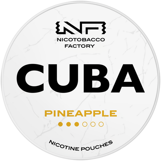 Cuba White Line Pineapple Nicotine Pouches 10mg (5 Pack)