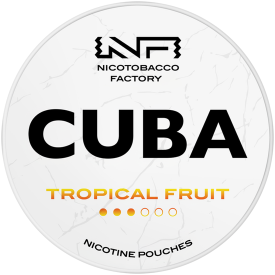 Cuba White Line Tropical Fruit Nicotine Pouches 10mg (5 Pack)
