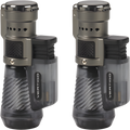 
Vertigo Cyclone Triple Torch Lighter - Charcoal - 2 Pack