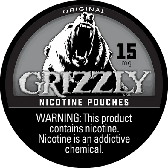 
Grizzly Original Nicotine Pouches (5 Pack) - 15mg