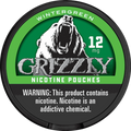 
Grizzly Wintergreen Nicotine Pouches (5 Pack) - 12mg