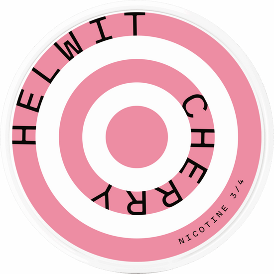 Helwit Cherry 4.5mg Nicotine Pouches (5 Pack)