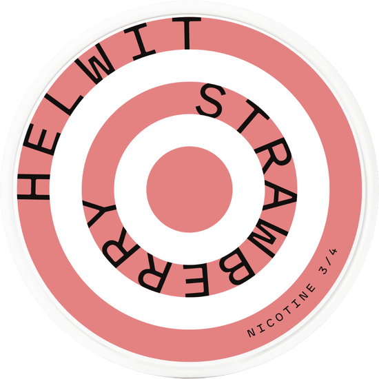 Helwit Strawberry 4.5mg Nicotine Pouches (5 Pack)