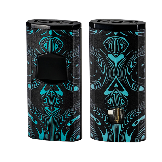 
Vector Icon Electric Triple Flame Torch Lighter - Turquoise Black