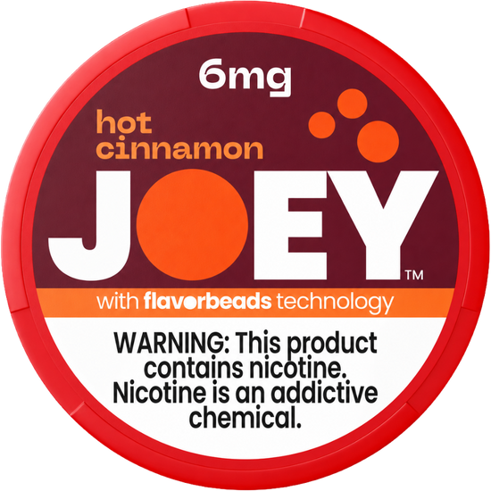 JOEY Hot Cinnamon Nicotine Pouches 6mg (5 Pack)