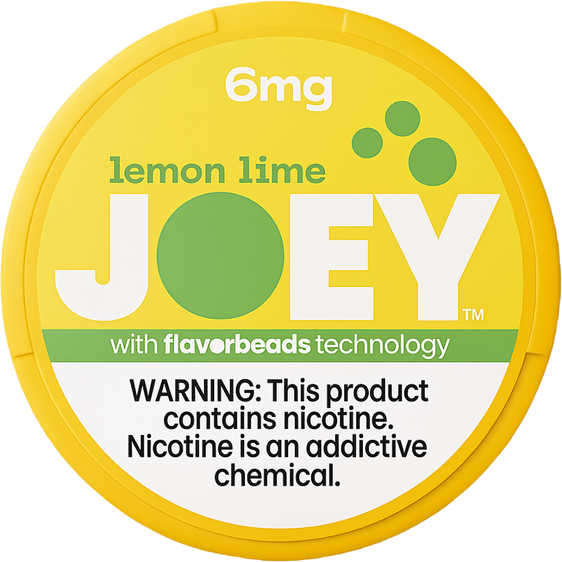
JOEY Lemon Lime Nicotine Pouches 6mg (5 Pack)