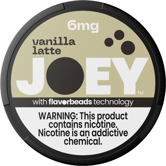 JOEY Vanilla Latte Nicotine Pouches 6mg (5 Pack)