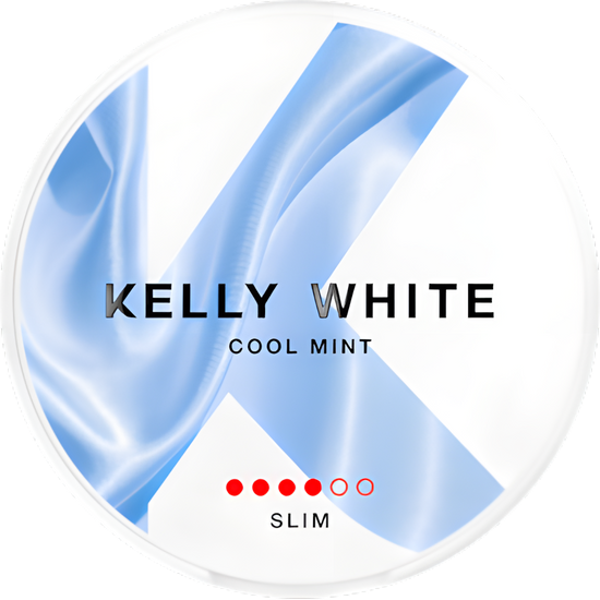 Kelly White Cool Mint Slim 8mg Nicotine Pouches (5 Pack)