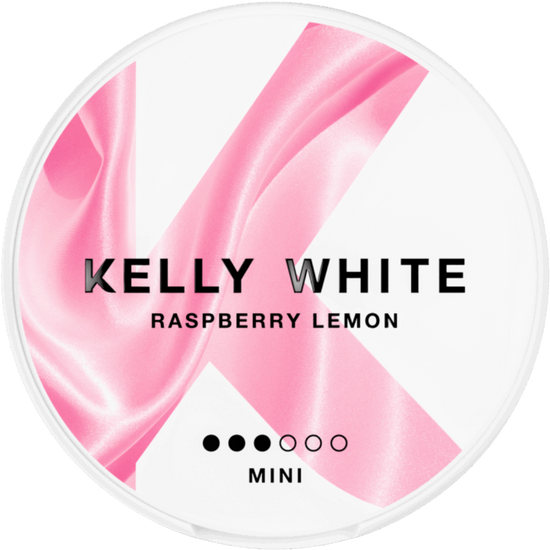 Kelly White Raspberry Lemon Mini 5.5mg Nicotine Pouches (5 Pack)