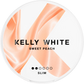 
Kelly White Sweet Peach Slim Nicotine Pouches (5 Pack) - 4mg
