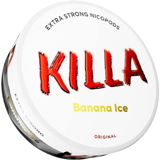 
Killa Banana Ice 13.2mg Nicotine Pouches (5 Pack)