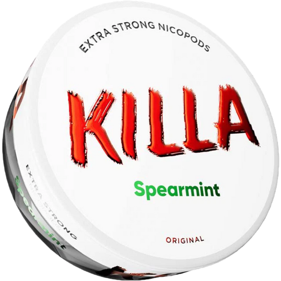 Killa Spearmint 13.2mg Nicotine Pouches (5 Pack)