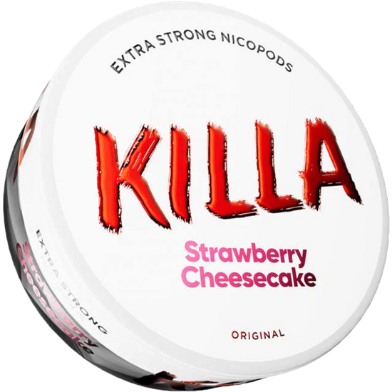 Killa Strawberry Cheesecake 13.2mg Nicotine Pouches (5 Pack)
