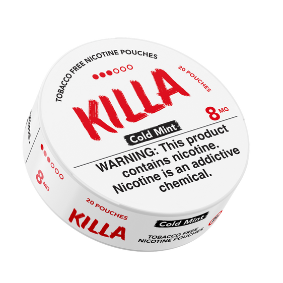 
Killa Cold Mint Nicotine Pouches (5 Pack) - 8mg