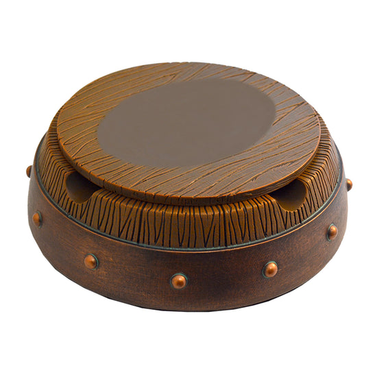 Lotus Poly Resin Barrel Ashtray