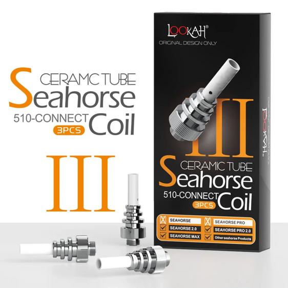 
Lookah Seahorse Coil III – Ceramic Tube Tip