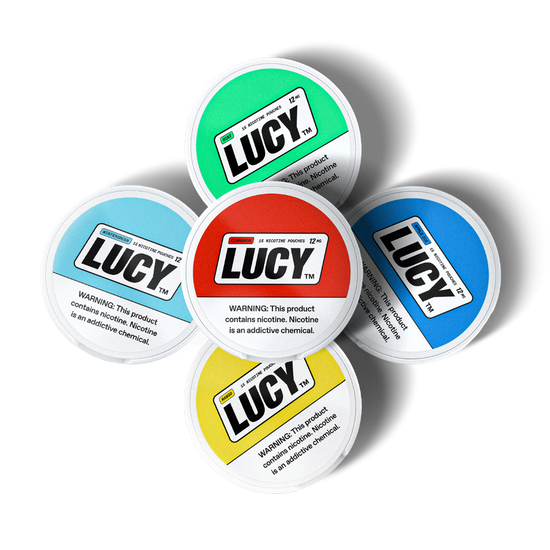 Lucy Nicotine Pouch Bundle 12mg (5 Pack)