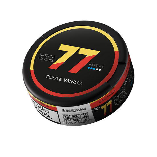 77 Cola Vanilla Nicotine Pouches – 10mg (5 Pack)
