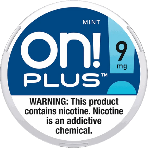 
ON! Plus Mint Nicotine Pouches (5 Pack) - 9mg