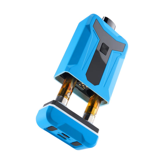 
Ooze Duet Dual Cartridge 510 Battery - Blue