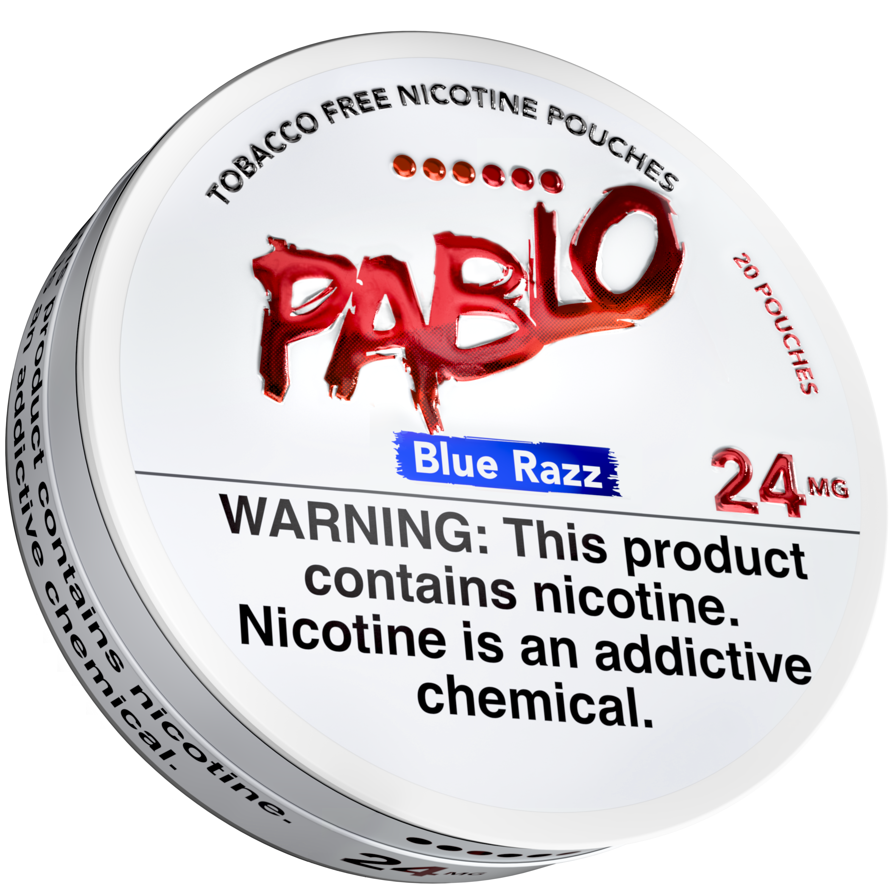 razz tobacco Pablo Blue Nicotine Pouches 5 Pack Tobacco RAZ TN9000 Disposable Vape