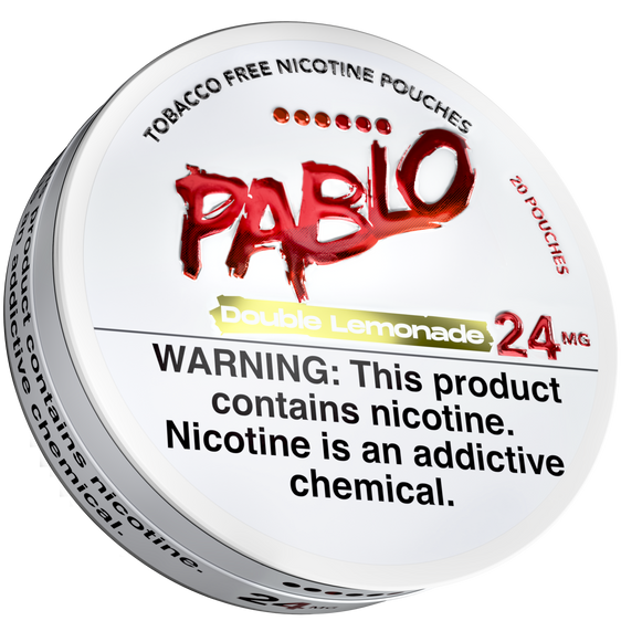 
Pablo Double Lemonade Nicotine Pouches (5 Pack) - 24mg